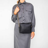 Miss Large in Black Leather